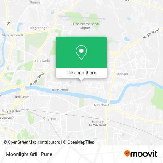 Moonlight Grill map