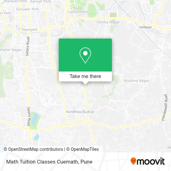Math Tuition Classes Cuemath map