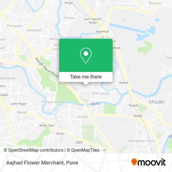 Aajhad Flower Merchant map