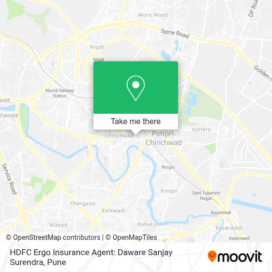 HDFC Ergo Insurance Agent: Daware Sanjay Surendra map