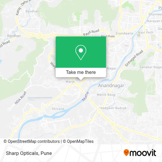 Sharp Opticals map