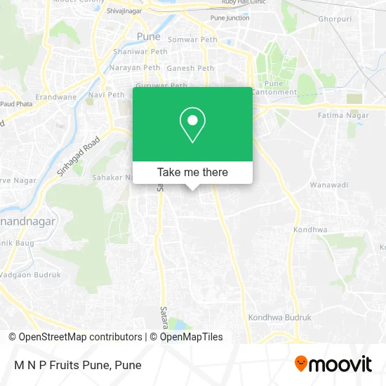 M N P Fruits Pune map