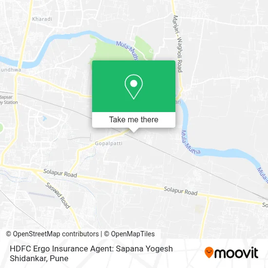 HDFC Ergo Insurance Agent: Sapana Yogesh Shidankar map