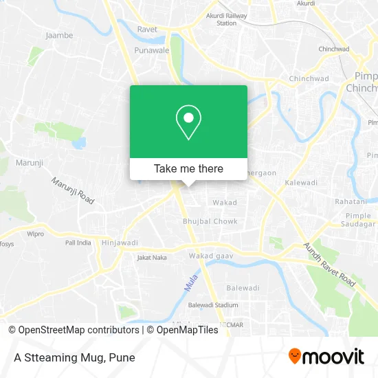 A Stteaming Mug map