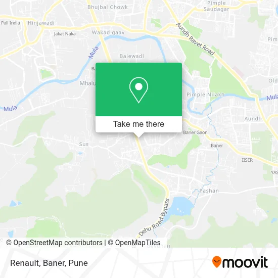 Renault, Baner map
