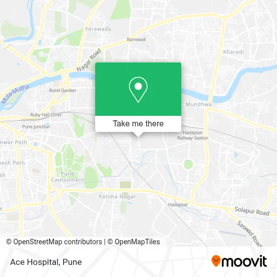 Ace Hospital map