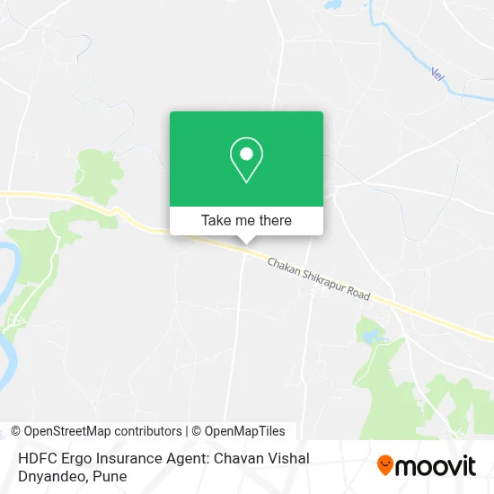 HDFC Ergo Insurance Agent: Chavan Vishal Dnyandeo map