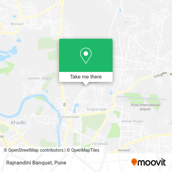 Rajnandini Banquet map