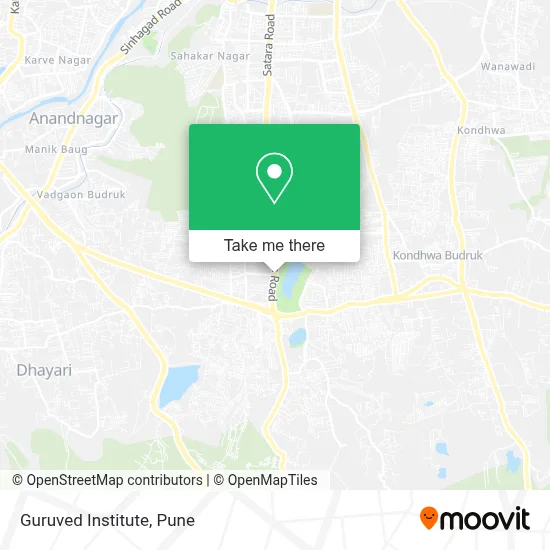 Guruved Institute map