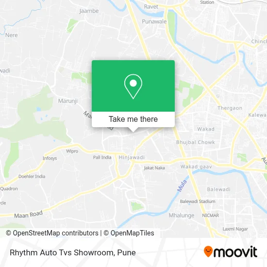 Rhythm Auto Tvs Showroom map