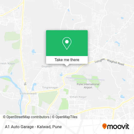 A1 Auto Garage - Kalwad map