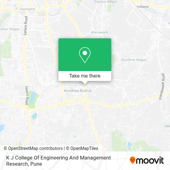 K J College Of Engineering And Management Research map
