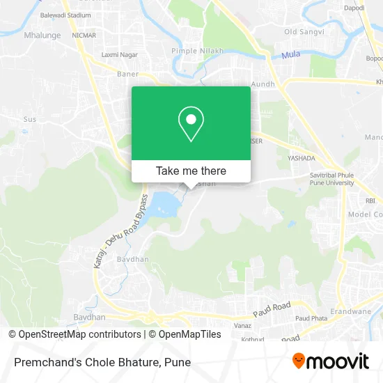 Premchand's Chole Bhature map