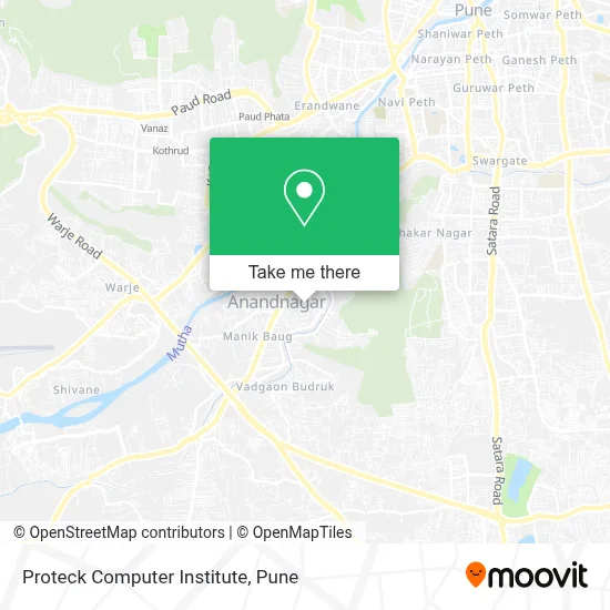 Proteck Computer Institute map
