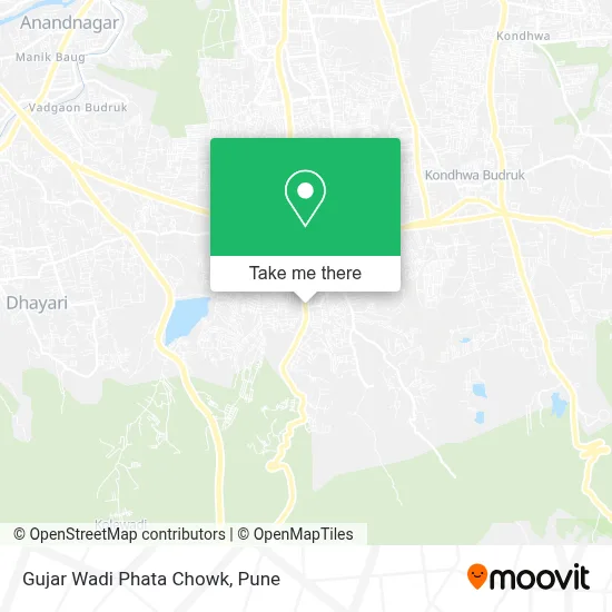 Gujar Wadi Phata Chowk map
