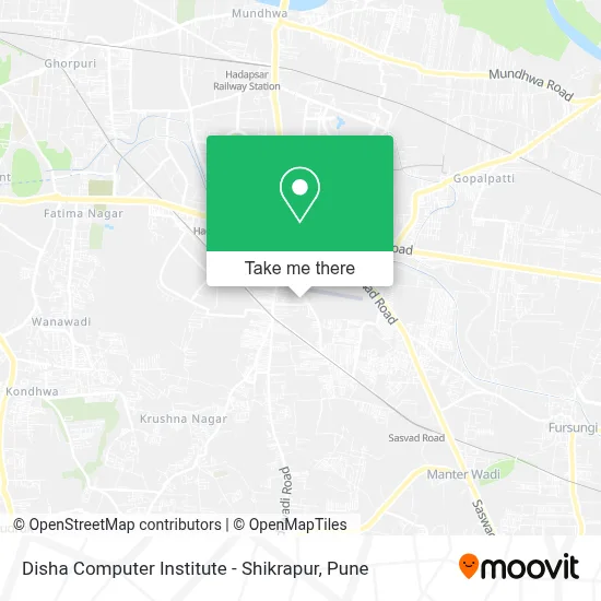Disha Computer Institute - Shikrapur map