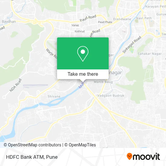 HDFC Bank Atm map