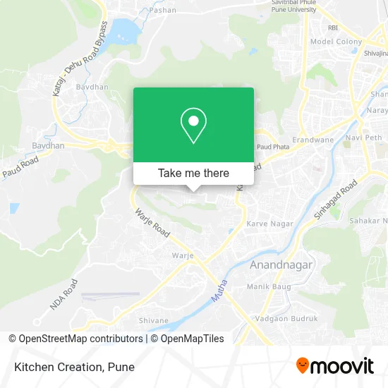 Kitchen Creation map