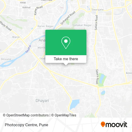 Photocopy Centre map