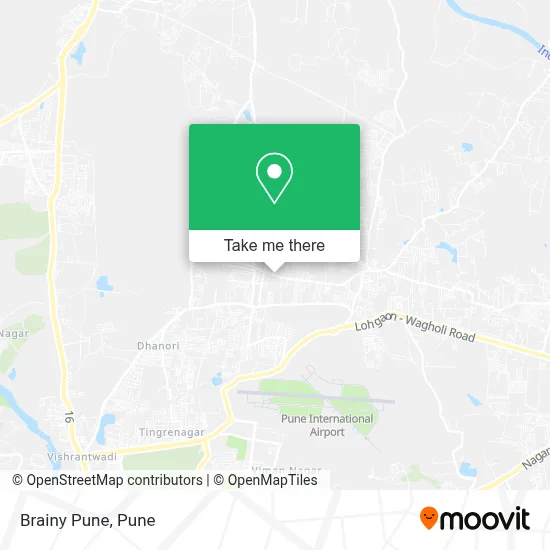 Brainy Pune map