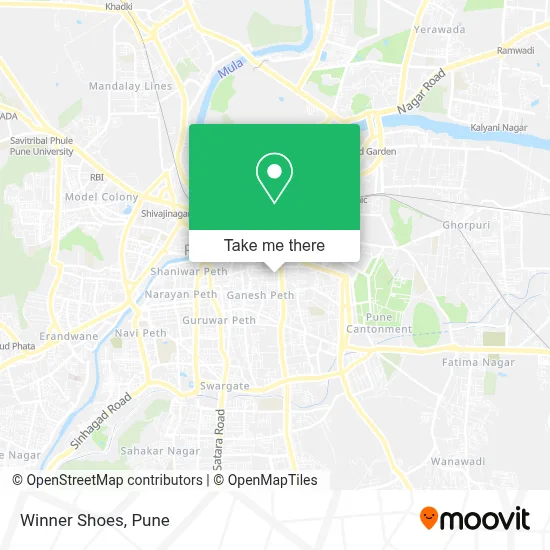 Winner Shoes map