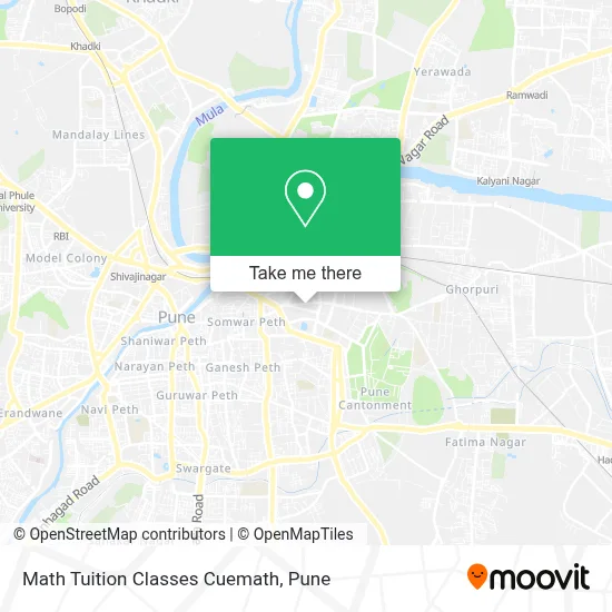 Math Tuition Classes Cuemath map