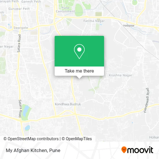 My Afghan Kitchen map