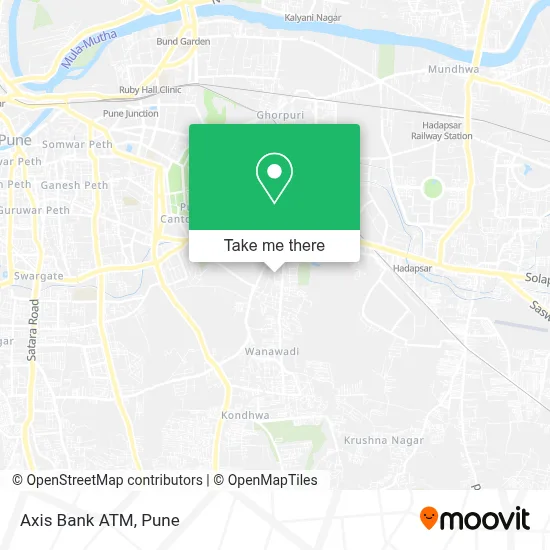 Axis Bank Atm map
