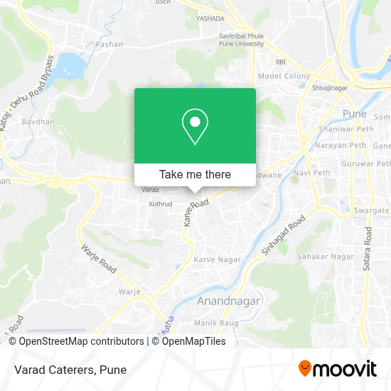 Varad Caterers map