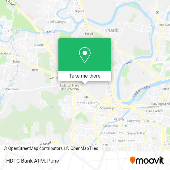 HDFC Bank Atm map