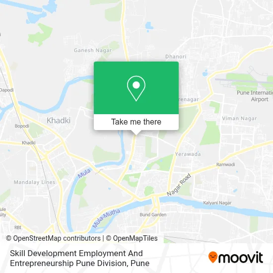 Skill Development Employment And Entrepreneurship Pune Division map