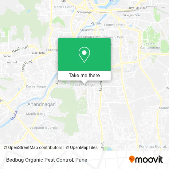 Bedbug Organic Pest Control map