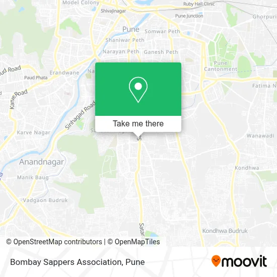 Bombay Sappers Association map