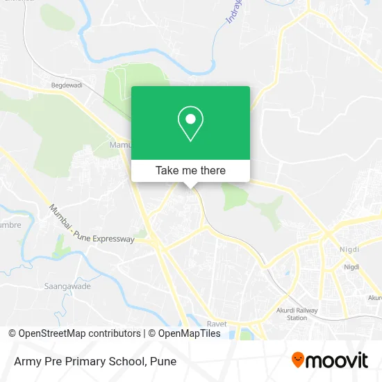 Army Pre Primary School map