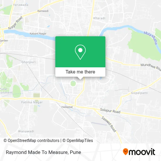 Raymond Made To Measure map