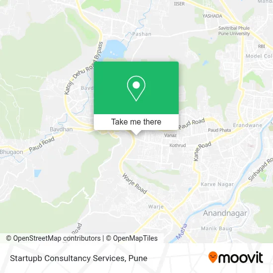 Startupb Consultancy Services map
