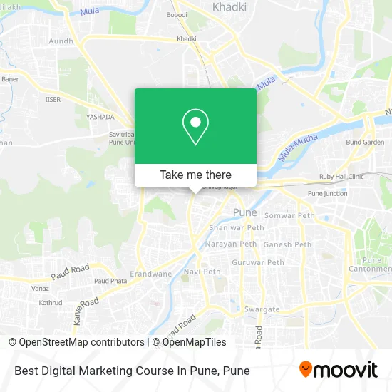 Best Digital Marketing Course In Pune map