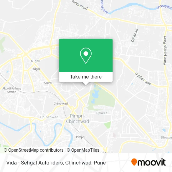 Vida - Sehgal Autoriders, Chinchwad map