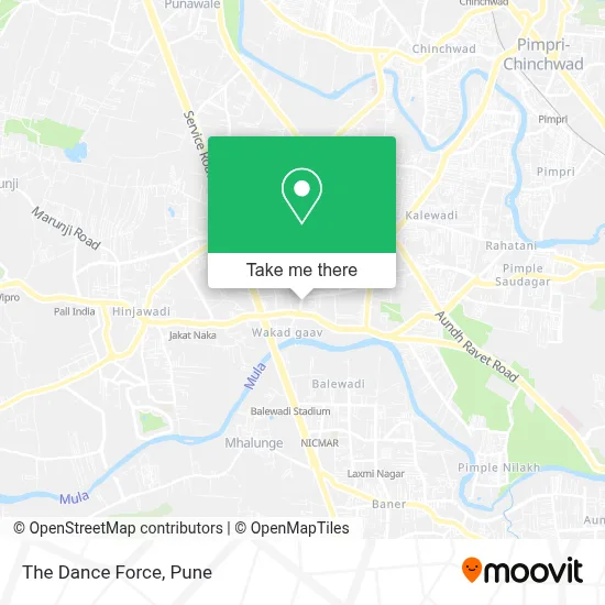 The Dance Force map