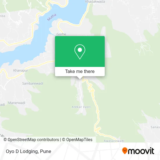 Oyo D Lodging map