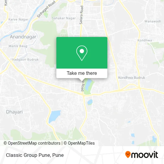 Classic Group Pune map