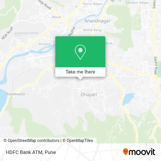HDFC Bank Atm map
