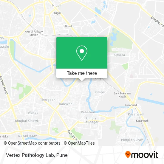 Vertex Pathology Lab map