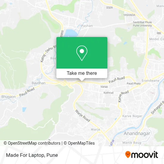 Made For Laptop map