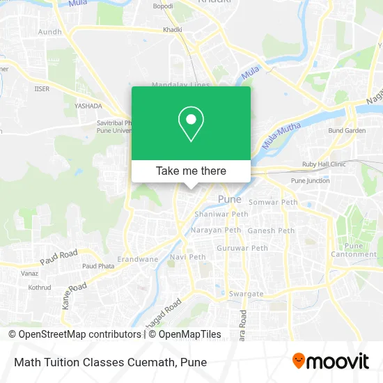 Math Tuition Classes Cuemath map