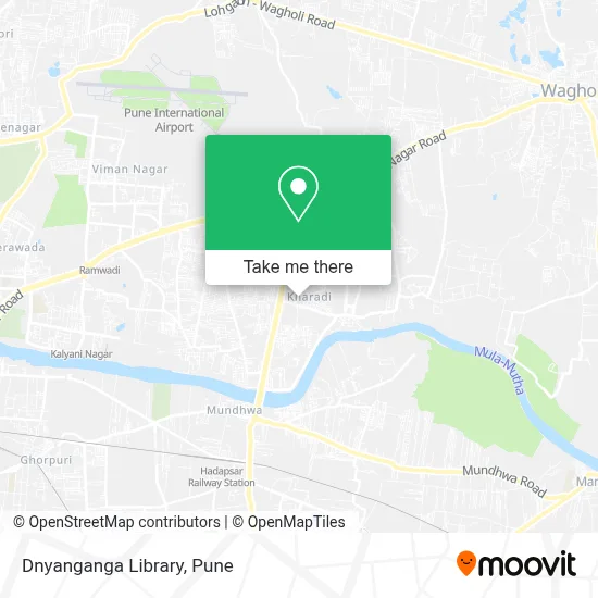 Dnyanganga Library map
