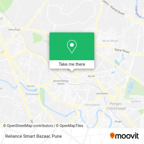 Reliance Smart Bazaar map