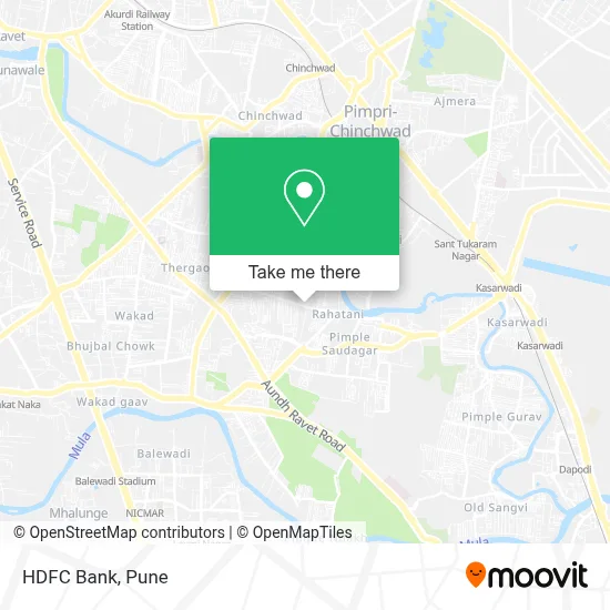 HDFC Bank map