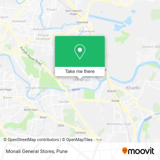 Monali General Stores map