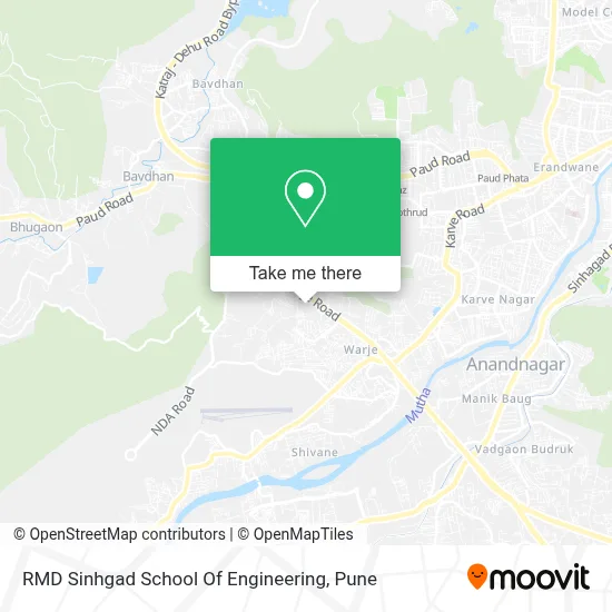 RMD Sinhgad School Of Engineering map